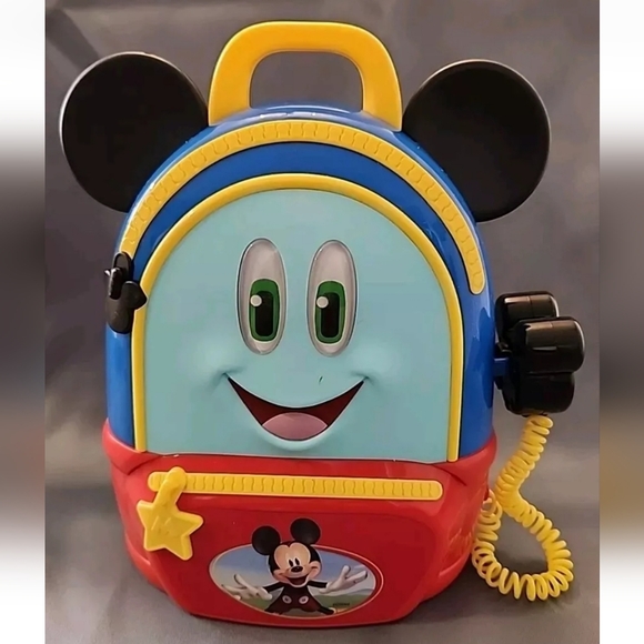 Disney Mickey Mouse Clubhouse Toys - Talking Hardshell Backpack - Works Great! - Picture 1 of 7